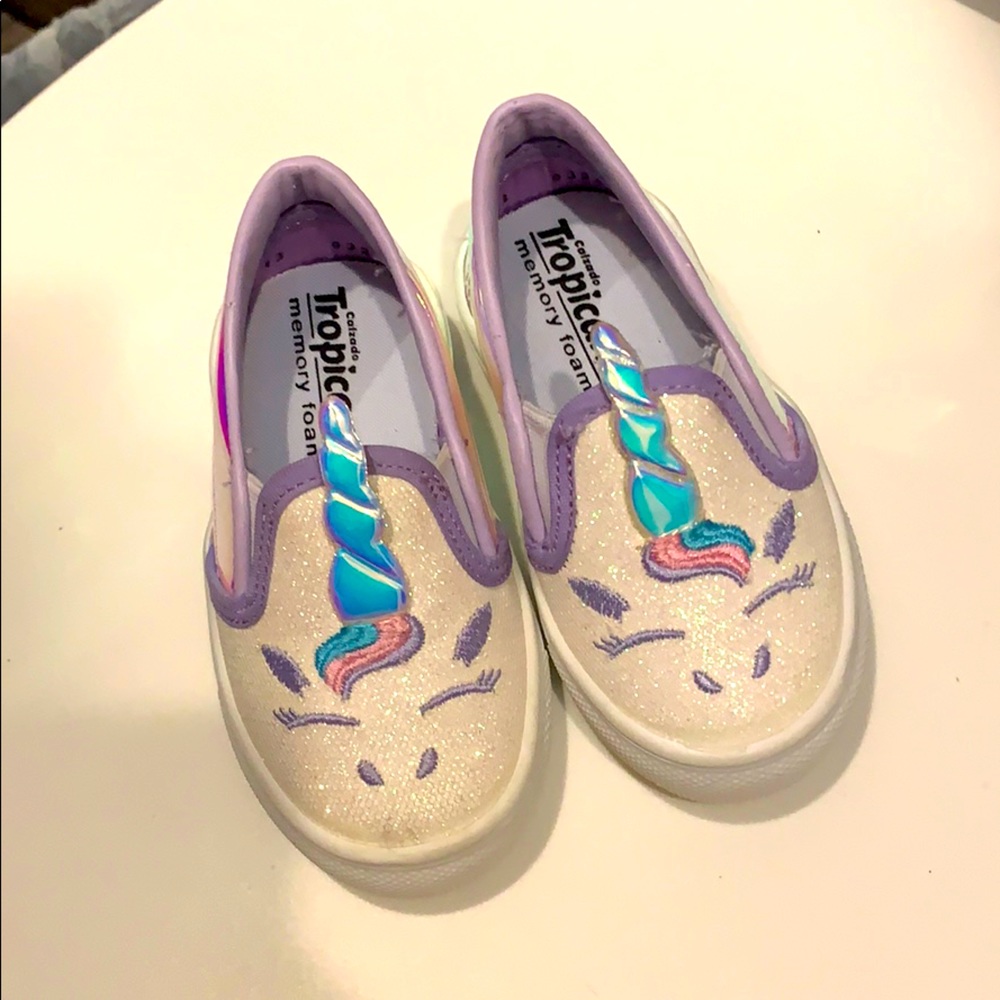 Unicorn sneakers baby size 5